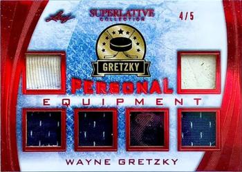 2021 Leaf Superlative - Personal Equipment Red #PE-20 Wayne Gretzky Front