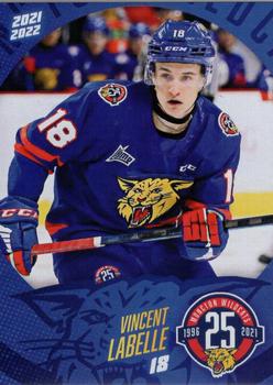 2021-22 Moncton Wildcats (QMJHL) #NNO Vincent Labelle Front