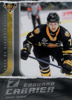 2021-22 Extreme Victoriaville Tigres (QMJHL) #3 Edouard Carrier Front