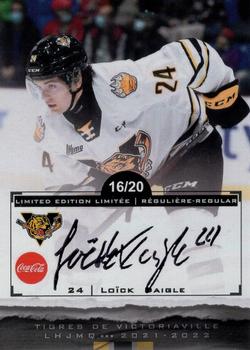 2021-22 Extreme Victoriaville Tigres (QMJHL) - Autographs #10 Loick Daigle Front