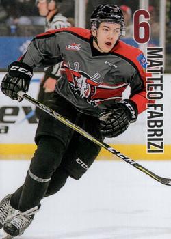 2021-22 Red Deer Rebels (WHL) #NNO Matteo Fabrizi Front