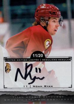 2021-22 Extreme Acadie-Bathurst Titan (QMJHL) - Autographs #2 Noah Ryan Front