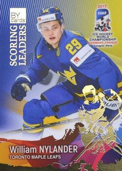 2017 BY Cards IIHF World Championship: Scoring Leaders #SL05 William Nylander Front