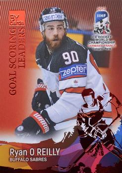 2017 BY Cards IIHF World Championship: Goal Scoring Leaders #GSL08 Ryan O'Reilly Front