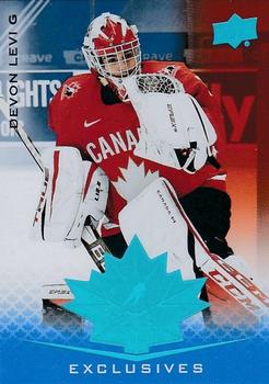 2021-22 Upper Deck Team Canada Juniors - Blue #1 Devon Levi Front