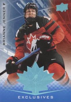 2021-22 Upper Deck Team Canada Juniors - Blue #50 Brianne Jenner Front