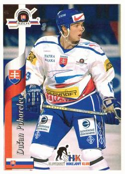 1995-96 APS Slovensky Hokejovy Klub (Slovakian) #27 Dusan Pohorelec Front