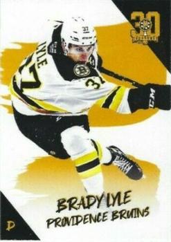 2021-22 Choice Providence Bruins (AHL) #15 Brady Lyle Front