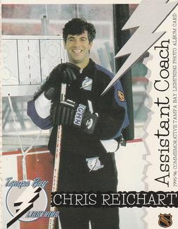1995-96 Tampa Bay Lightning Photo Album Cards #NNO Chris Reichart Front