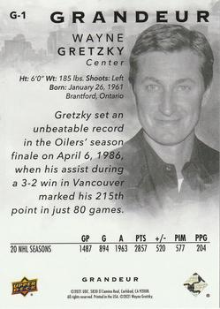 2017 Upper Deck Grandeur - 2021 Grandeur Copper #G-1 Wayne Gretzky Back