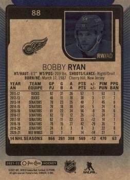 2021-22 O-Pee-Chee - Blue Border #88 Bobby Ryan Back