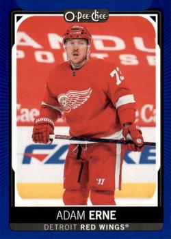 2021-22 O-Pee-Chee - Blue Border #192 Adam Erne Front