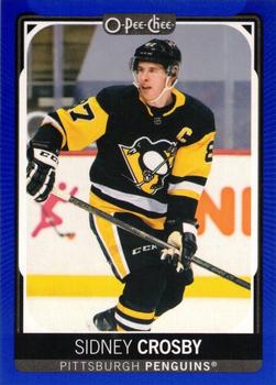 2021-22 O-Pee-Chee - Blue Border #418 Sidney Crosby Front