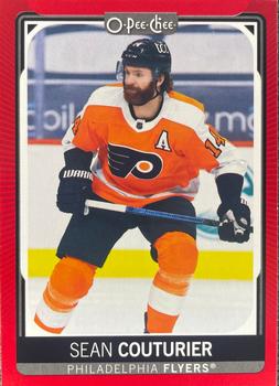 2021-22 O-Pee-Chee - Red Border #25 Sean Couturier Front