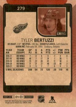 2021-22 O-Pee-Chee - Red Border #279 Tyler Bertuzzi Back