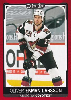 2021-22 O-Pee-Chee - Red Border #401 Oliver Ekman-Larsson Front