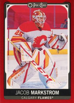 2021-22 O-Pee-Chee - Red Border #412 Jacob Markstrom Front
