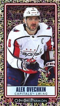 2021-22 O-Pee-Chee - O-Pee-Chee Premier Tallboys Patterned Foil #P-34 Alex Ovechkin Front