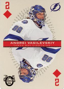 2021-22 O-Pee-Chee - Playing Cards #2♦ Andrei Vasilevskiy Front