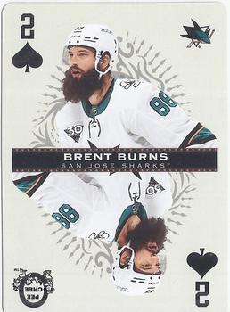 2021-22 O-Pee-Chee - Playing Cards #2♠ Brent Burns Front