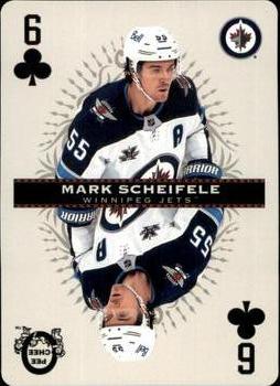2021-22 O-Pee-Chee - Playing Cards #6♣ Mark Scheifele Front