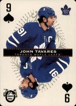 2021-22 O-Pee-Chee - Playing Cards #9♠ John Tavares Front