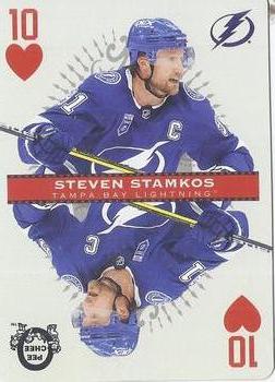 2021-22 O-Pee-Chee - Playing Cards #10♥ Steven Stamkos Front