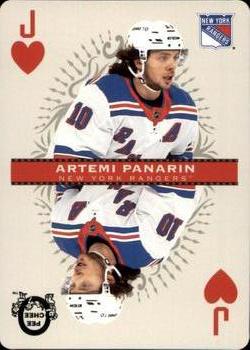 2021-22 O-Pee-Chee - Playing Cards #J♥ Artemi Panarin Front