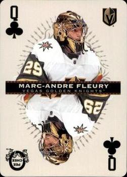2021-22 O-Pee-Chee - Playing Cards #Q♣ Marc-Andre Fleury Front