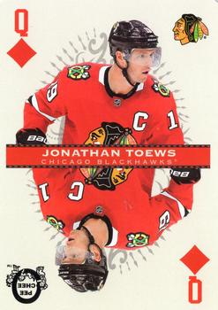 2021-22 O-Pee-Chee - Playing Cards #Q♦ Jonathan Toews Front