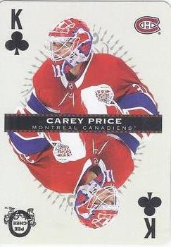 2021-22 O-Pee-Chee - Playing Cards #K♣ Carey Price Front