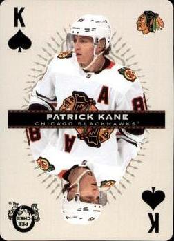 2021-22 O-Pee-Chee - Playing Cards #K♠ Patrick Kane Front
