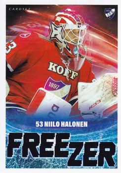 2021-22 Cardset Finland - Freezer Blue #1 Niilo Halonen Front