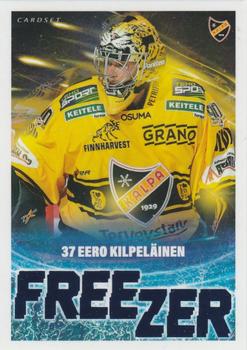 2021-22 Cardset Finland - Freezer Blue #4 Eero Kilpeläinen Front