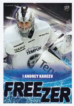 2021-22 Cardset Finland - Freezer Blue #9 Andrei Kareyev Front