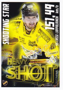2021-22 Cardset Finland - Shooting Star / Heavy Shot #6 Lasse Lappalainen Front