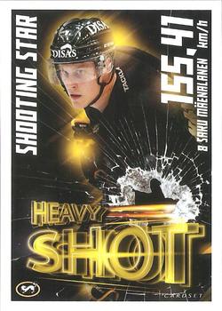 2021-22 Cardset Finland - Shooting Star / Heavy Shot #8 Saku Mäenalanen Front