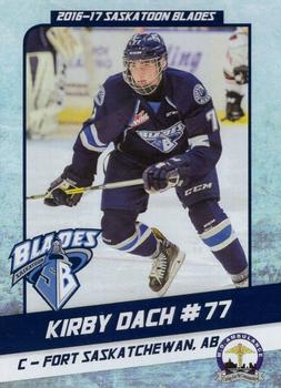 2016-17 Saskatoon Blades (WHL) #25 Kirby Dach Front