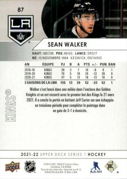 2021-22 Upper Deck - French #87 Sean Walker Back