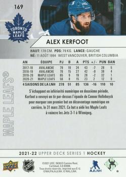 2021-22 Upper Deck - French #169 Alex Kerfoot Back