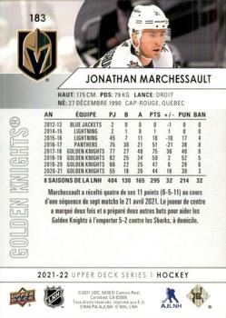 2021-22 Upper Deck - French #183 Jonathan Marchessault Back