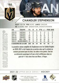 2021-22 Upper Deck - French #185 Chandler Stephenson Back