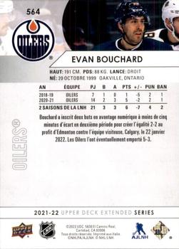 2021-22 Upper Deck - French #564 Evan Bouchard Back