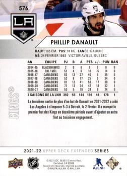 2021-22 Upper Deck - French #576 Phillip Danault Back