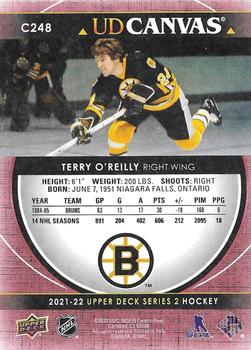 2021-22 Upper Deck - UD Canvas #C248 Terry O'Reilly Back