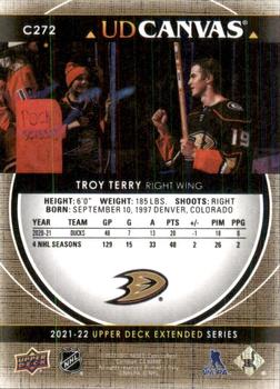 2021-22 Upper Deck - UD Canvas #C272 Troy Terry Back