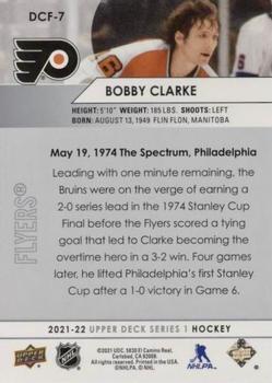 2021-22 Upper Deck - Day with the Cup Flashbacks #DCF-7 Bobby Clarke Back