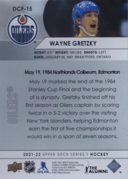 2021-22 Upper Deck - Day with the Cup Flashbacks #DCF-15 Wayne Gretzky Back