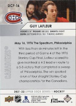 2021-22 Upper Deck - Day with the Cup Flashbacks #DCF-16 Guy Lafleur Back