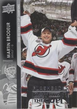 2021-22 Upper Deck - Day with the Cup Flashbacks #DCF-1 Martin Brodeur Front